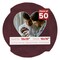 Dark Red Suede Mat Board for 19x19 Frames - Heart Opening for 16x16 Photos
